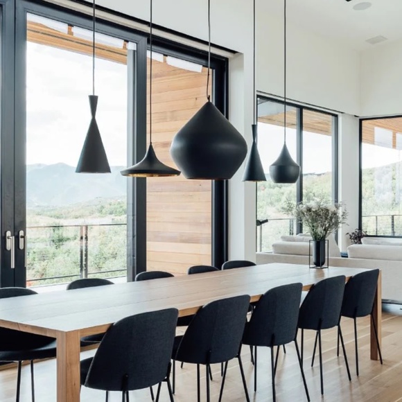 Tom Dixon Beat Wide Grey Pendant Light - Picture 5 of 8